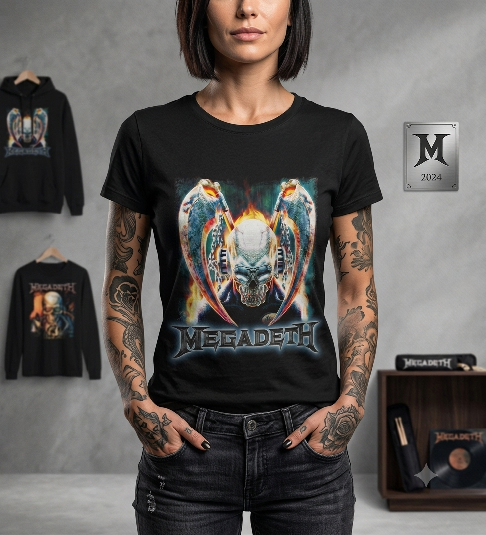 Camiseta Clássica Megadeth