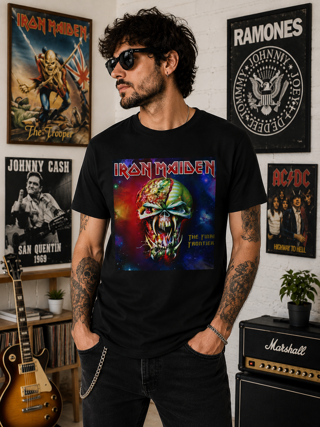 Camiseta Clássica Iron Maiden