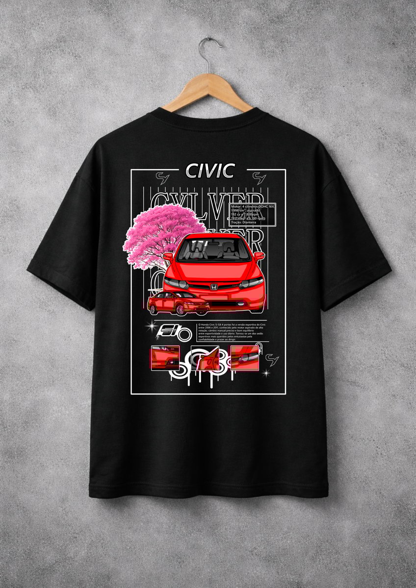 Nome do produto: T-Shirt stage1 Civic si G8