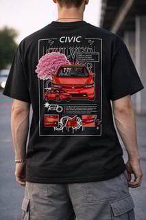 Nome do produto T-Shirt stage1 Civic si G8