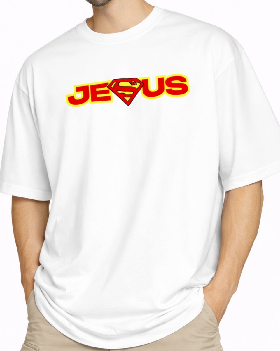 Nome do produto: Camiseta Oversized - Jesus Mod2