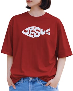 Nome do produto Camiseta Oversized Jesus Essência