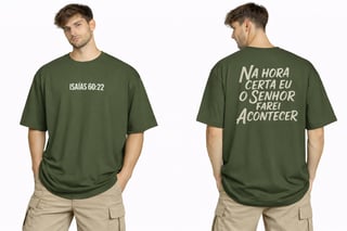 Nome do produto Camiseta Oversized - Versiculo IS6022