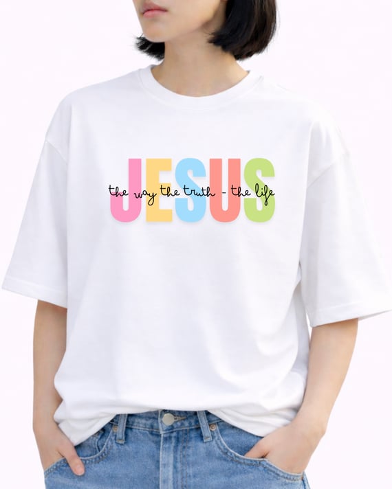 Camiseta Oversized - Jesus O caminho