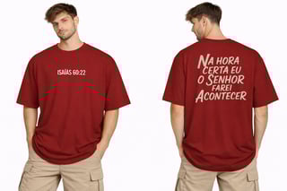 Nome do produto Camiseta Oversized - Versiculo IS6022