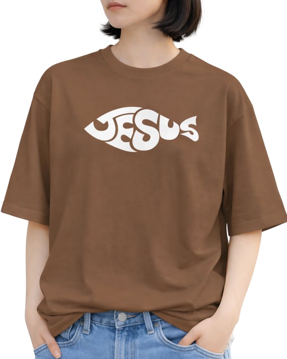 Camiseta Oversized Jesus Essência
