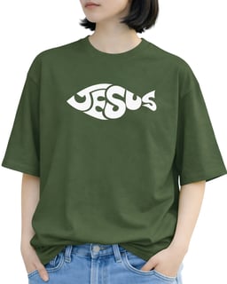 Nome do produto Camiseta Oversized Jesus Essência