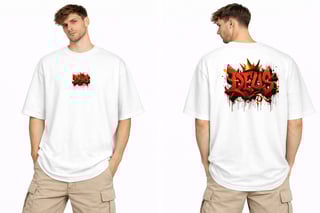 Nome do produto Camiseta Oversized - Deus