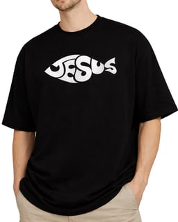 Nome do produto Camiseta Oversized Jesus Essência
