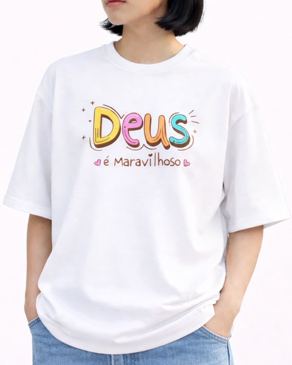 Camiseta Oversized - Deus mod1
