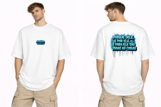 Nome do produto Camiseta Oversized - R1136