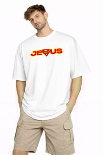Nome do produto Camiseta Oversized - Jesus Mod2