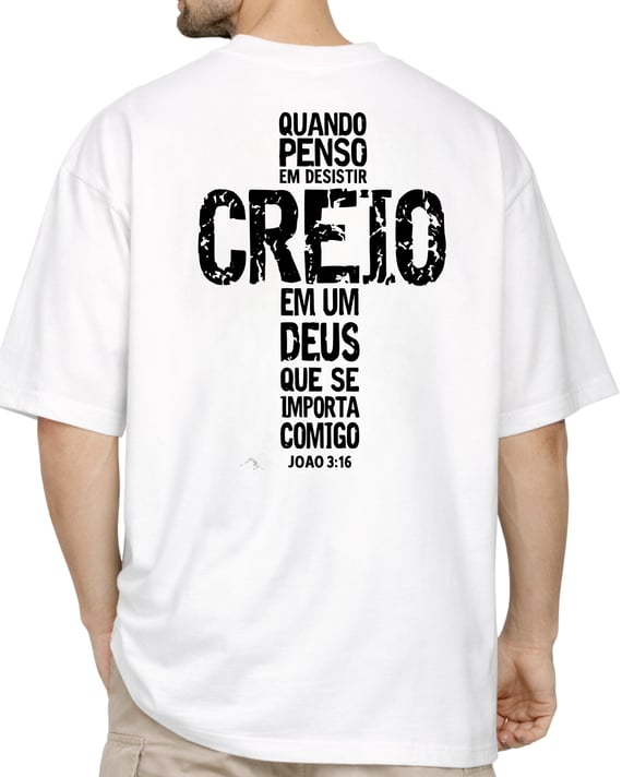 Camiseta Oversized Creio