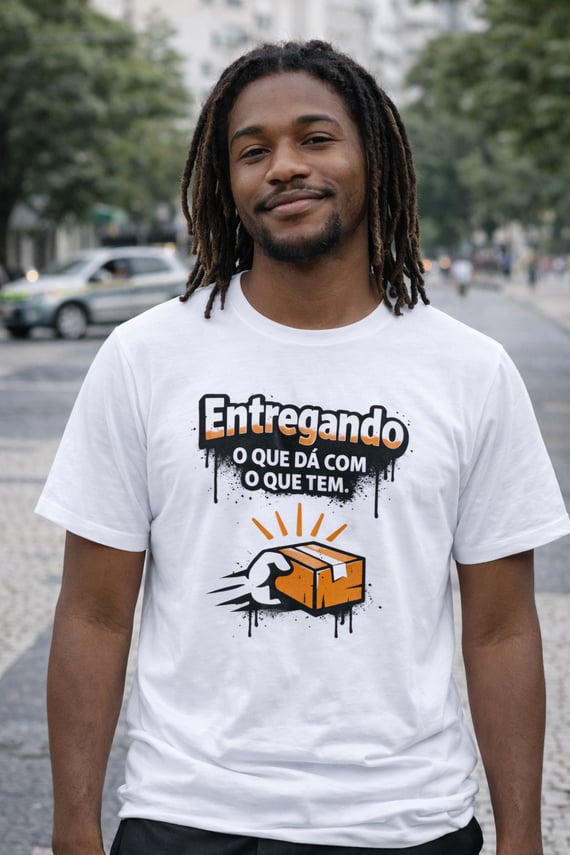 T-Shirt Classic - Entregando o que dá