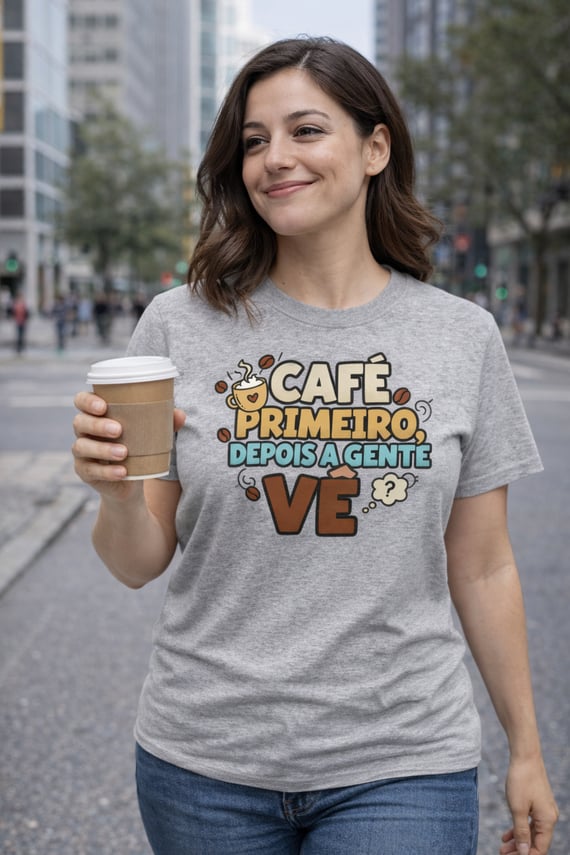 T-Shirt Classic - cafe primeiro