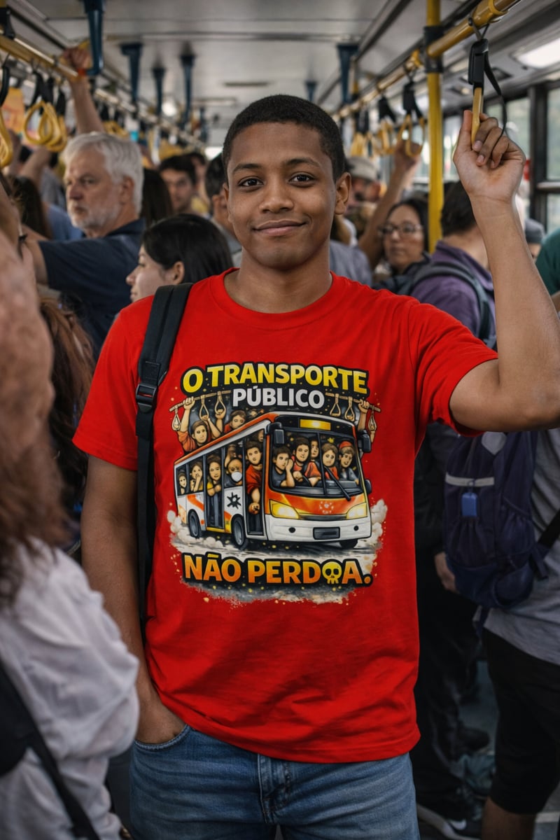 Nome do produto: T-Shirt Quality - Transporte público