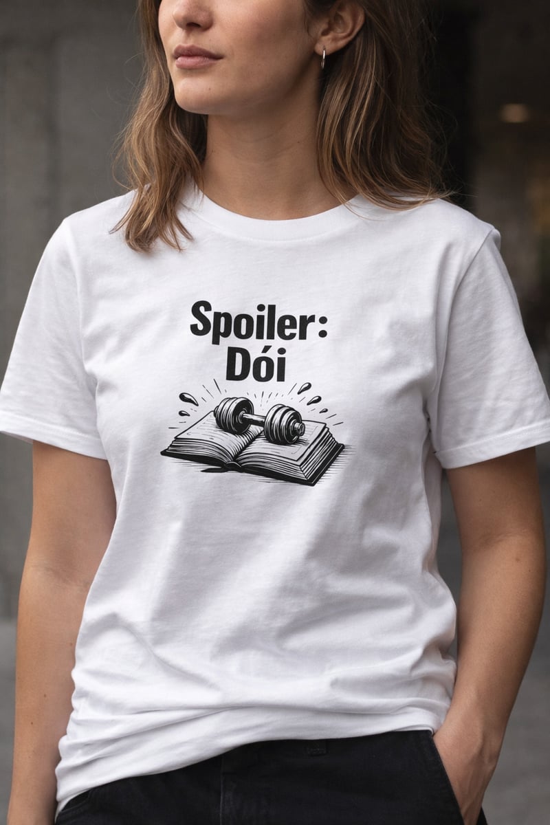 Nome do produto: Camiseta Unissex BRUMI - Spoiler: Dói