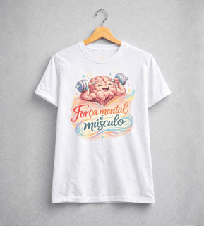 Nome do produto Camiseta Baby Long BRUMI - Força mental é músculo (BK012)