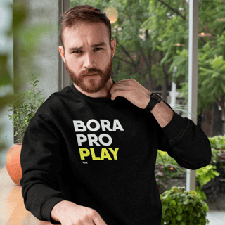 Nome do produto Moletom Fechado - Bora pro Play
