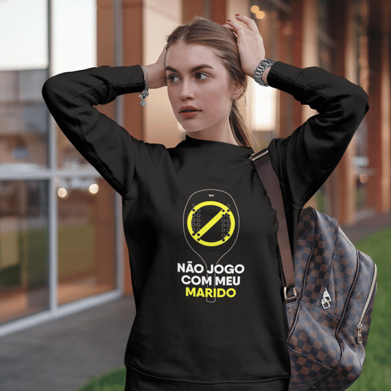 Moletom Fechado - Não jogo com meu marido