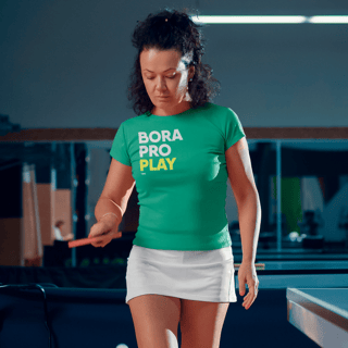 Nome do produto Camiseta Baby Long Estonada - Bora pro Play