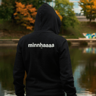 Nome do produto Moletom com Zíper - Minnhaaaa
