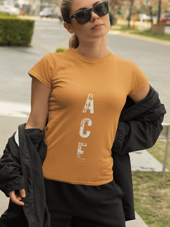 Camiseta Estonada ACE - Escrito White