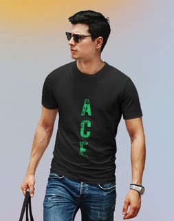 Nome do produto Camiseta ACE - Escrito Green