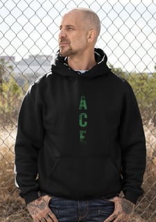 Nome do produto Moletom Canguru ACE - Escrito Green 