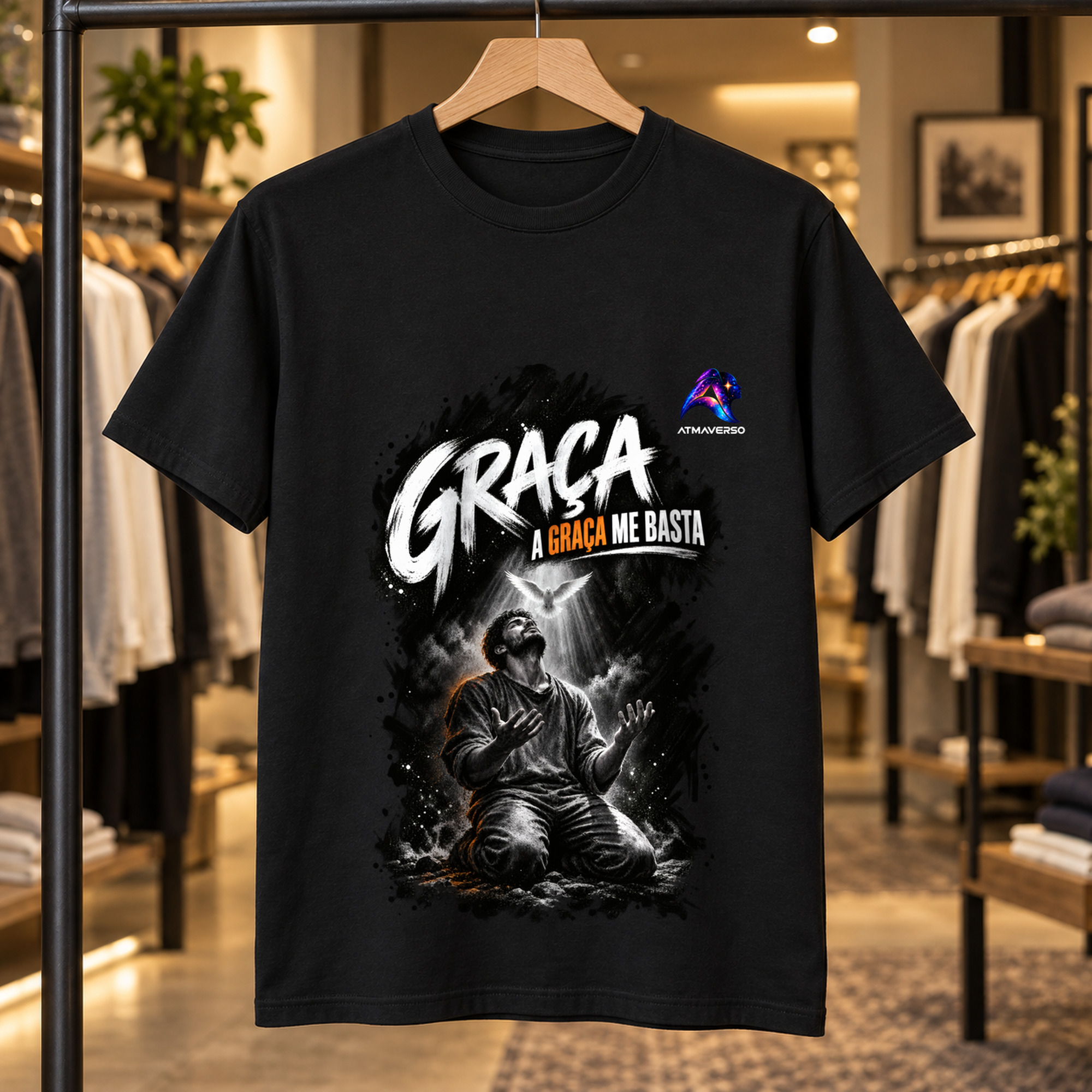 Graça · A Graça Me Basta (Carvão · Masculina)