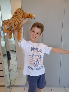 Nome do produto Camiseta Disléxico Lutador | Infantil 