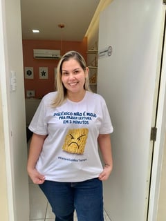 Nome do produto Camiseta Disléxico não é Miojo | Feminina