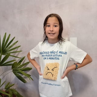 Nome do produto Camiseta Disléxico não é Miojo | Feminina