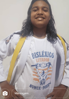 Nome do produto Camiseta Disléxico Lutador | Infantil 