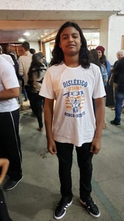Nome do produto Camiseta Disléxico Lutador | Infantil 