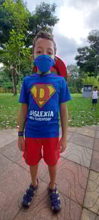 Nome do produto Camiseta Dislexia Meu Superpoder | Infantil