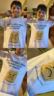 Nome do produto Camiseta Disléxico não é Miojo  | Masculina