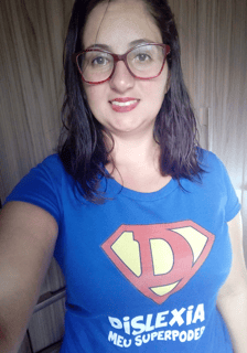 Nome do produto Camiseta Dislexia Meu Superpoder | Feminina 