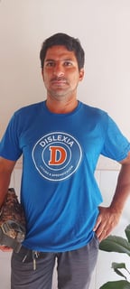 Nome do produto Camiseta Dislexia | Masculina