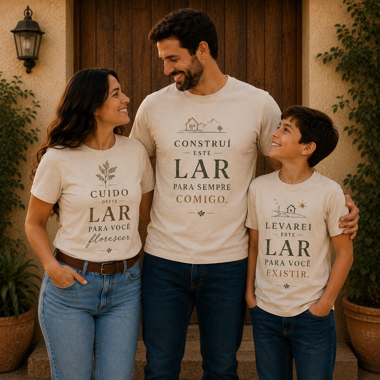 Camiseta Construí Este Lar Para Você Existir — Um Lar | Guardiões Wear