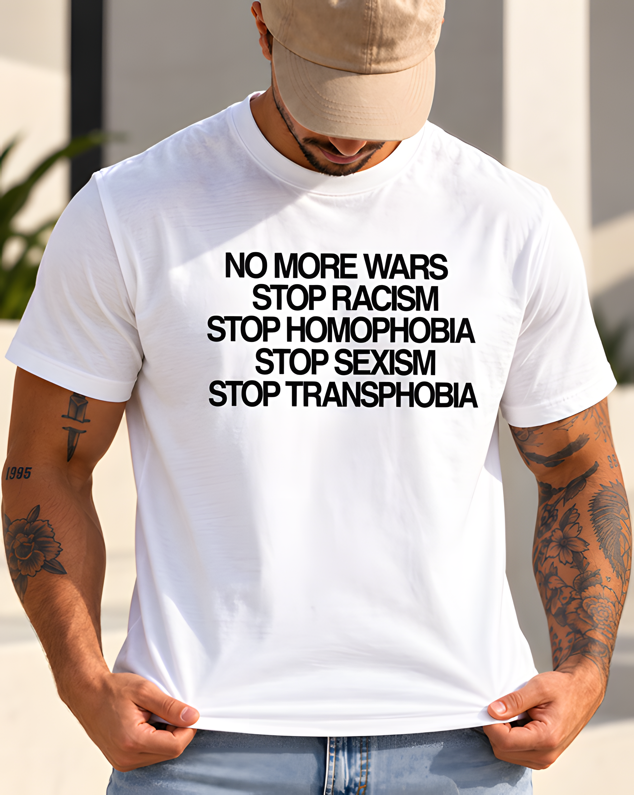 Camiseta DeBoa: NO MORE WARS