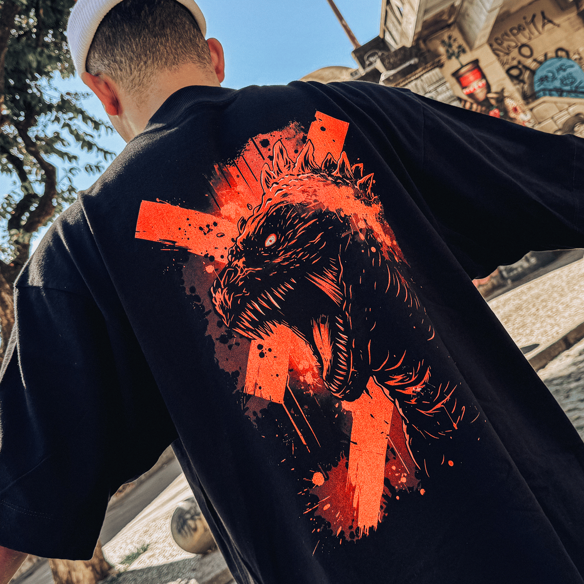 Nome do produto: Camiseta Oversized - Montzilla