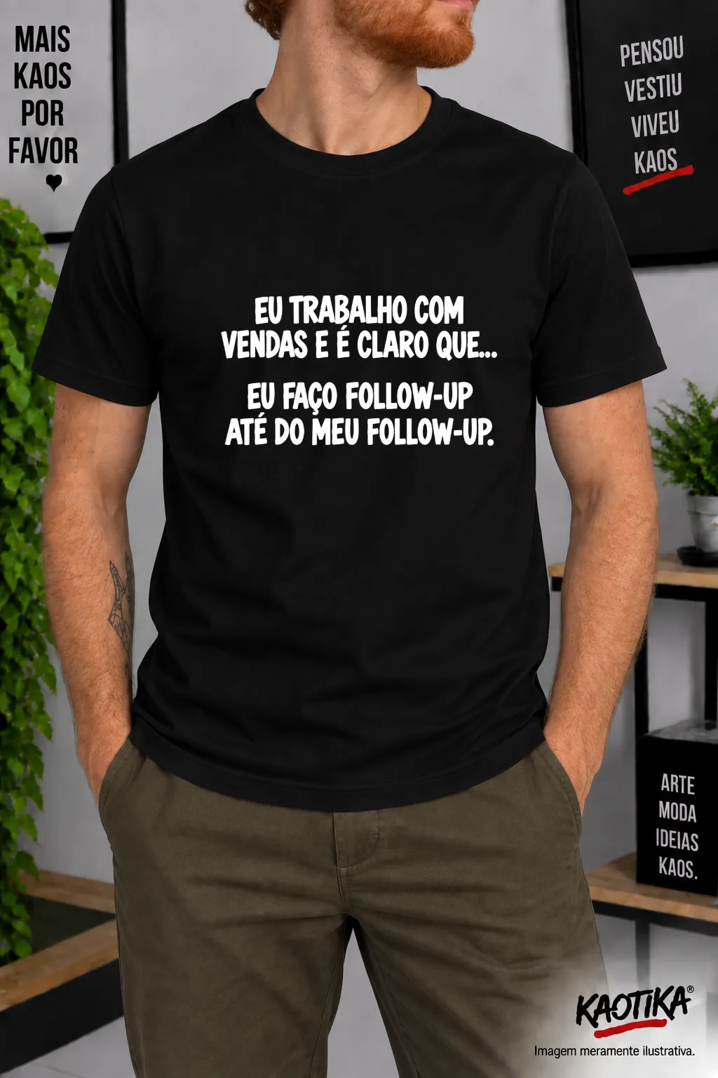 Camiseta Vendas Follow-up