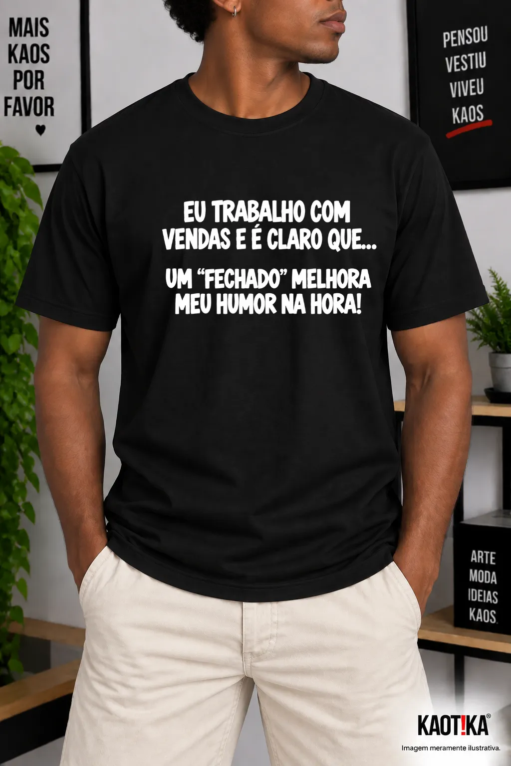 Camiseta Vendas Fechado