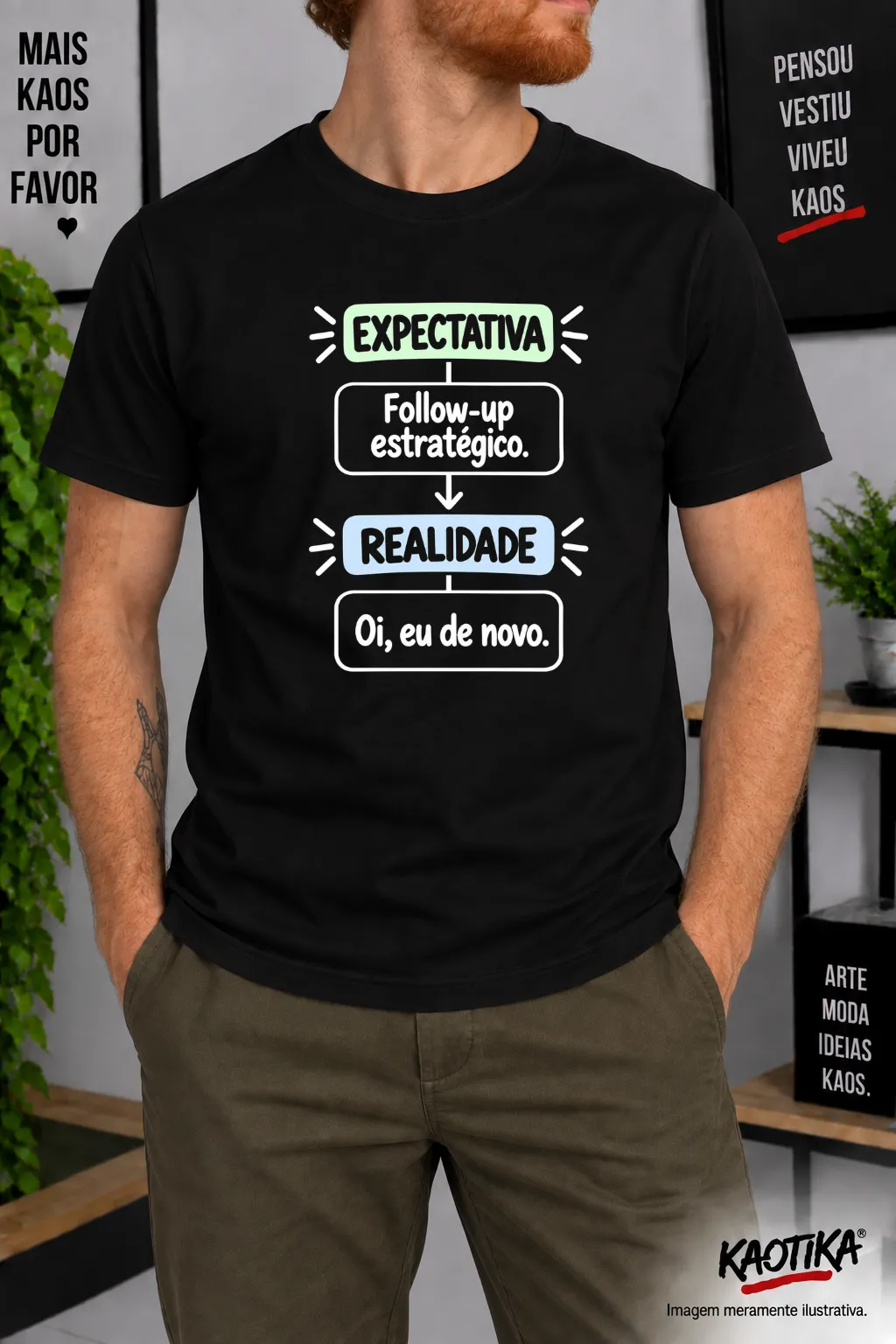 Camiseta Vendas Follow-up estratégico