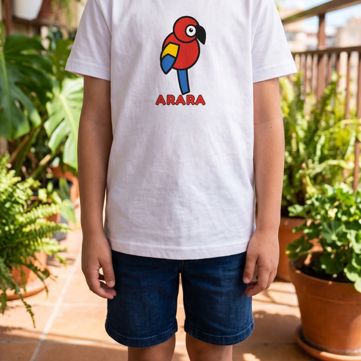 Arara — Camiseta Infantil, outra foto