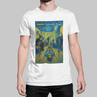 Nome do produto Camiseta Oasis - Definitely Maybe - Algodão 100% Unissex