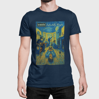 Camiseta Oasis - Definitely Maybe - Algodão 100% Unissex
