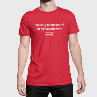 Nome do produto Camiseta Oasis - My Favorite Tune - Algodão 100% Unissex