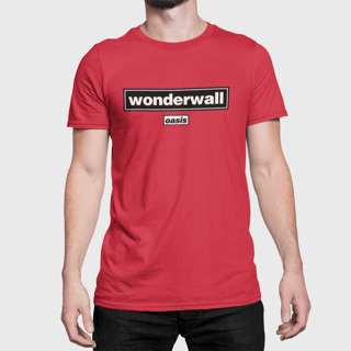 Nome do produto Camiseta Oasis - Wonderwall - Algodão 100% Unissex